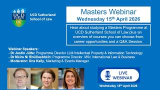 Law | Taught Masters Programmes Webinar | April 2026