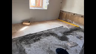 Pose De Travertin Sur Chape Chaux Sable