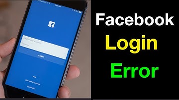 Facebook Login Error An Unexpected Error Occurred Please Try Logging In Again iPhone