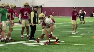 PRACTICE HIGHLIGHTS: FSU holds its first fully-padded practice of the spring