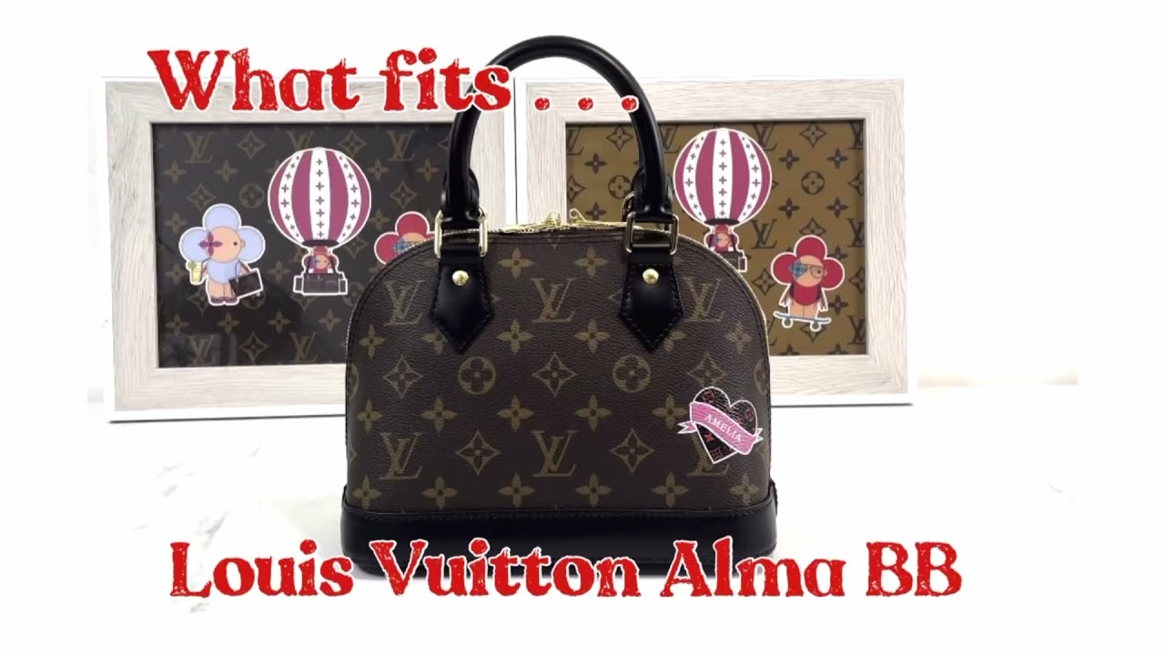 What fits the Louis Vuitton Alma BB + Alma BB World Tour Review