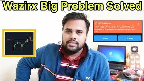 Withdrawal problem in Wazirx l USDT Block chain error problem solved lTrading l Hindi Video@njadvice