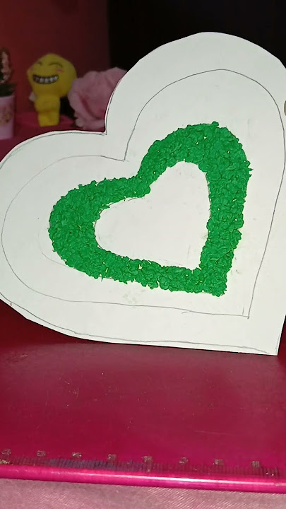 WALL DECOR HEART CRAFT #shortvideo #shortsfeed #craft #viral #simple #heart