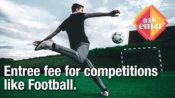 Can I pay an entree fee to a competition like Football which has a money reward?
