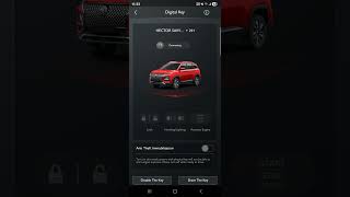 Lock/unlock ur car, sitting miles away - MG iSmart app