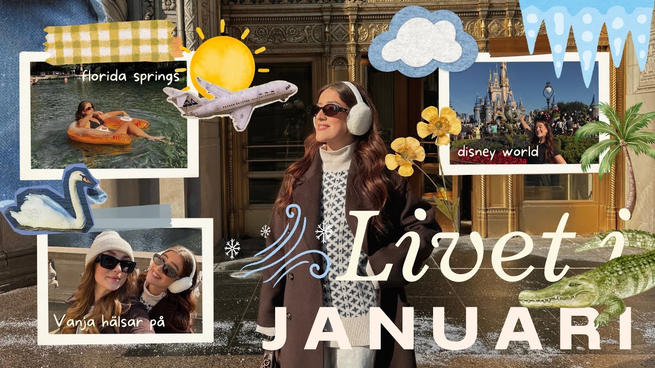 Livet i januari | FLORIDA!! Disney World, outletshopping och Vanja hälsar på!!