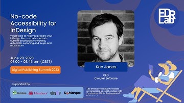 DPUB Summit 2023 - 7 -  No-code Accessibility for InDesign