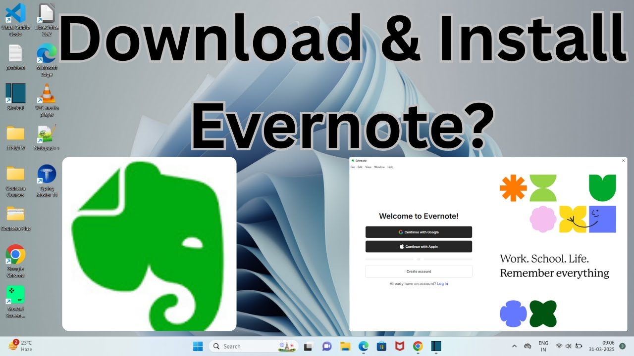 How to Download & Install Evernote in Windows 11? - YouTube