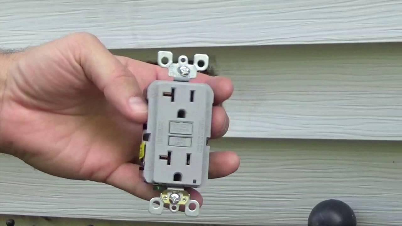 How to Install GFCI Plug (Exterior Outdoor) YouTube