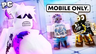 I Snuck Into A MOBILE ONLY Knife Clan screenshot 2