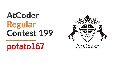 AtCoder Regular Contest 199 by potato167