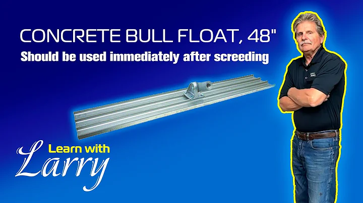Bull Float for Concrete | Smooth &amp; Level Concrete Finishing Made Easy