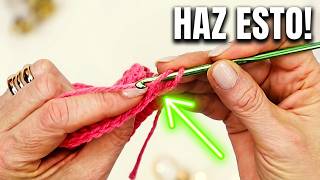 TUTORIAL PUNTO RELLENO a Crochet para Principiantes✨ |BORDES PERFECTOS|