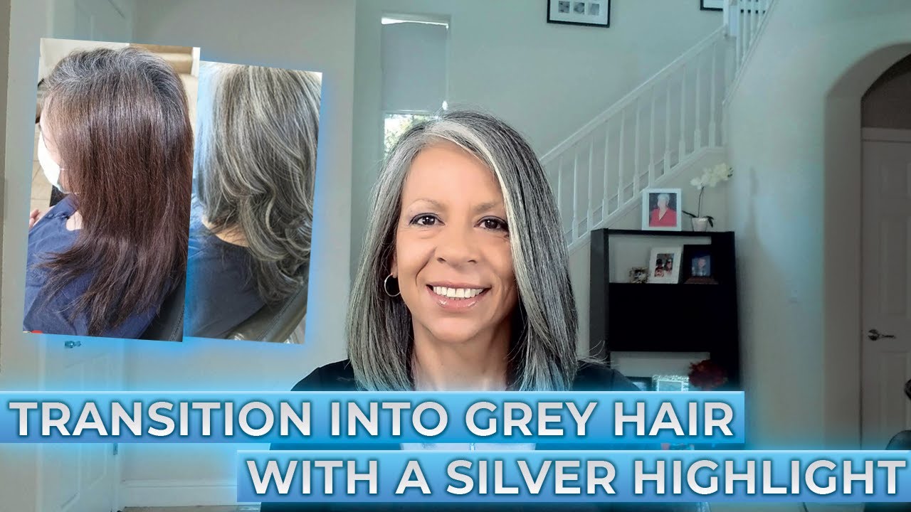 Transition into Grey Hair with a Silver Highlight, Help for Blonde, Red or  Brunette - thptnganamst.edu.vn