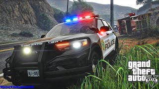 Playing GTA 5 As A POLICE OFFICER Gang Unit Patrol🔥🔥🔥||  GTA 5 Lspdfr Mod|  4K