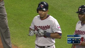 MIN@CLE: Escobar drives in Suzuki on an RBI single