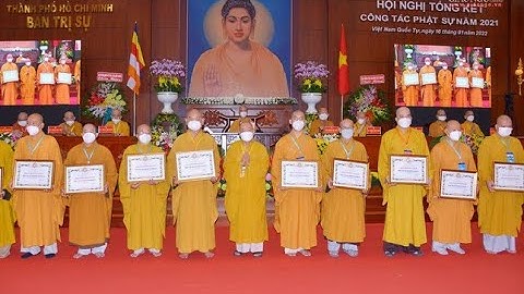 Tổng kết công tác Phật sự năm 2021 GHPGVN TP.Hồ Chí Minh