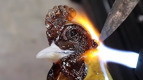 Glassblowing: Making a Chicken Part 1