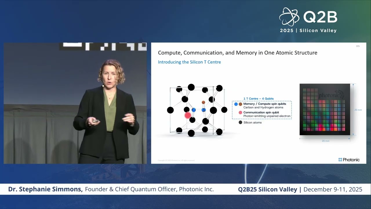 Q2B25 Silicon Valley | Stephanie Simmons, Founder & Chief Quantum Officer, Photonic Inc.