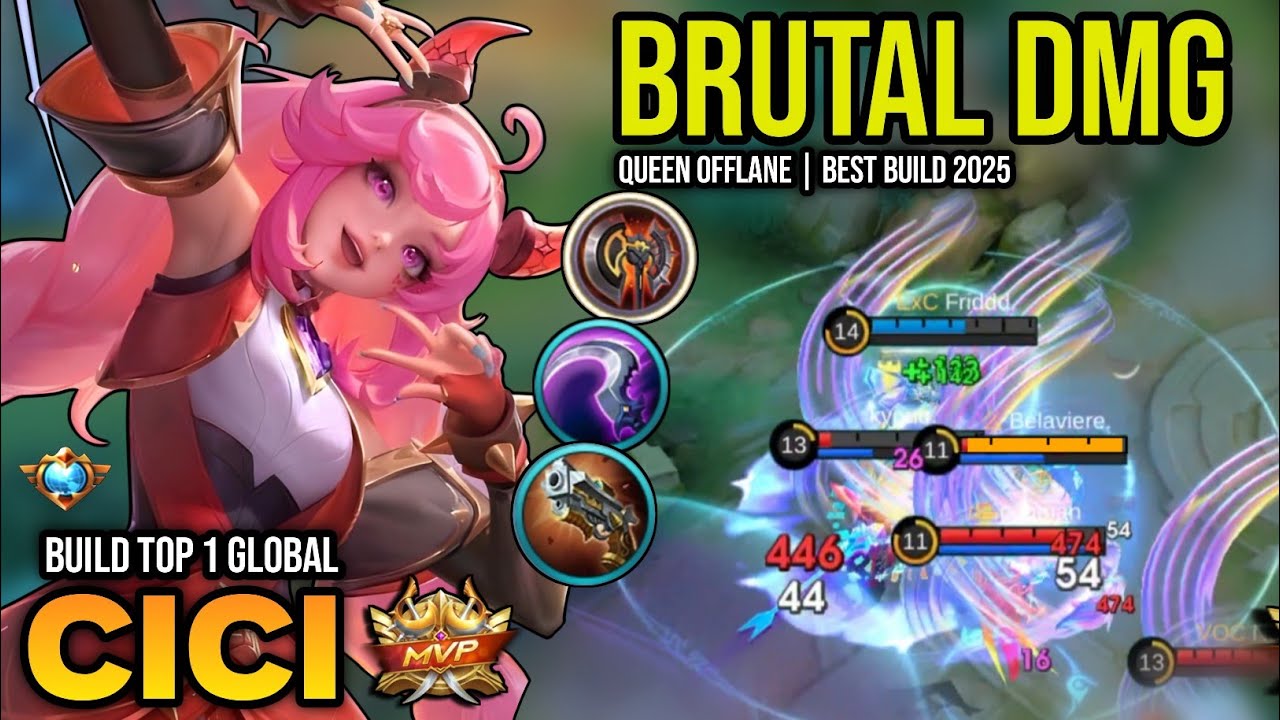 CICI BEST BUILD 2025 | BUILD TOP 1 GLOBAL CICI GAMEPLAY | MOBILE LEGENDS✓