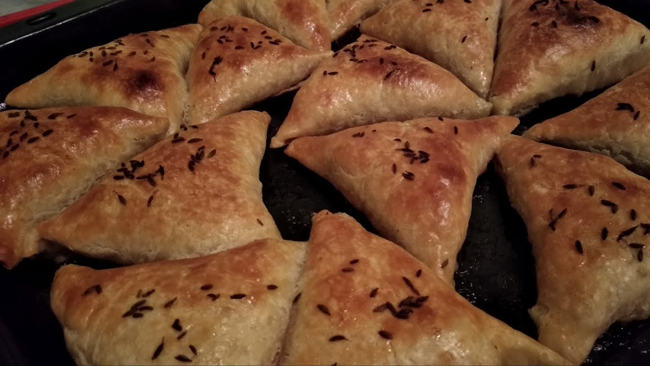 OGʻIZDA ERIYDIGAN QOVOQLI SOMSA SUPER RETSEPT - SEVIMLI OSHXONA - YouTube