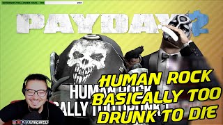 TheRussianBadger - HUMAN ROCK BASICALLY TOO DRUNK TO DIE | Payday 2 Stoic Perk Deck | REACTION