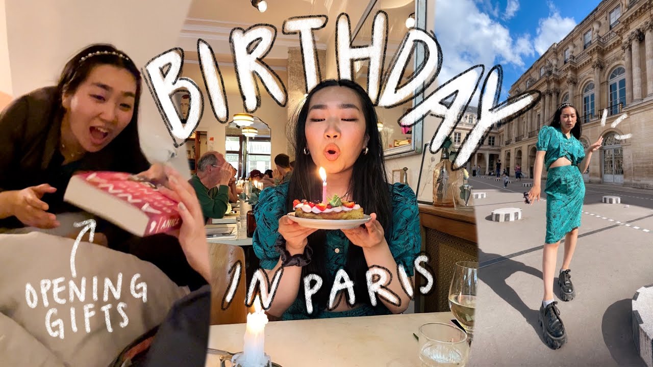 🎂Видеоблог с дня рождения в Париже: плач, свечи и хаос