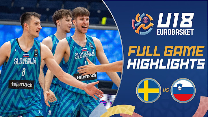 Quarter-Finals: Sweden 🇸🇪 vs Slovenia 🇸🇮 | Highlights | FIBA U18 EuroBasket 2024