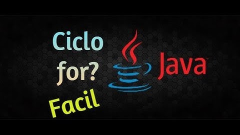 Ciclo for, sintaxis Java(para principiantes).