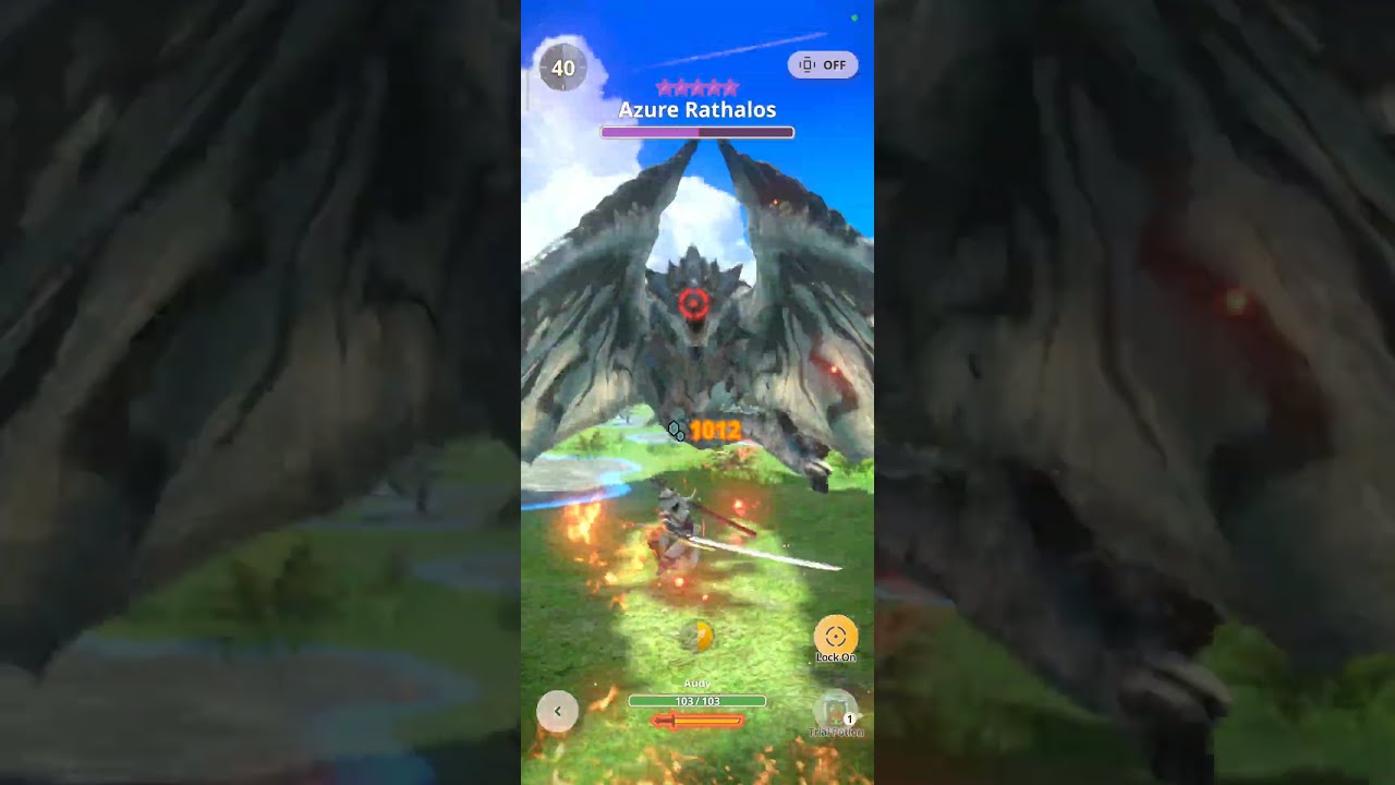 10 Trial Azure Rathalos Vs G10 3 Barioth LS Sacred Sheath MHNow Longsword Azurerathalos