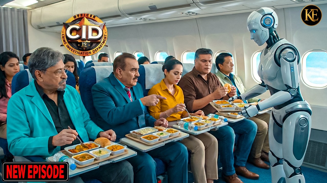 प्लेन में रोबोट ने सीआईडी टीम को लंच दिया | CID | सी.आई.डी. | Latest Episode
