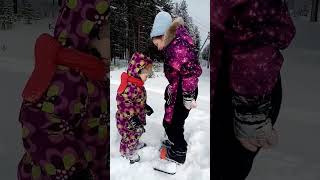Детский сноубординг по-пинежски 🛹❄️