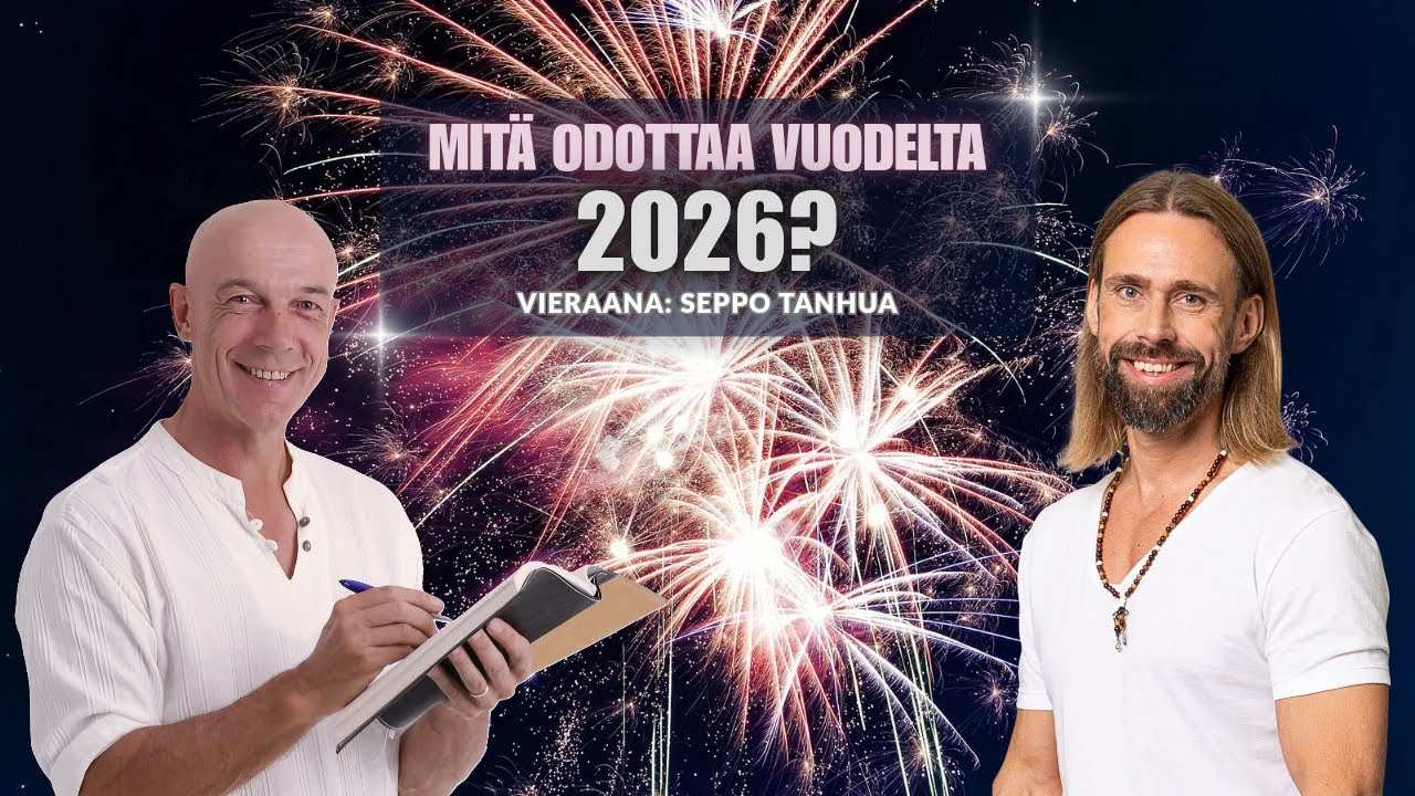 Mitä odottaa vuodelta 2026? Vieraana: Astrologi Seppo Tanhua ✨️