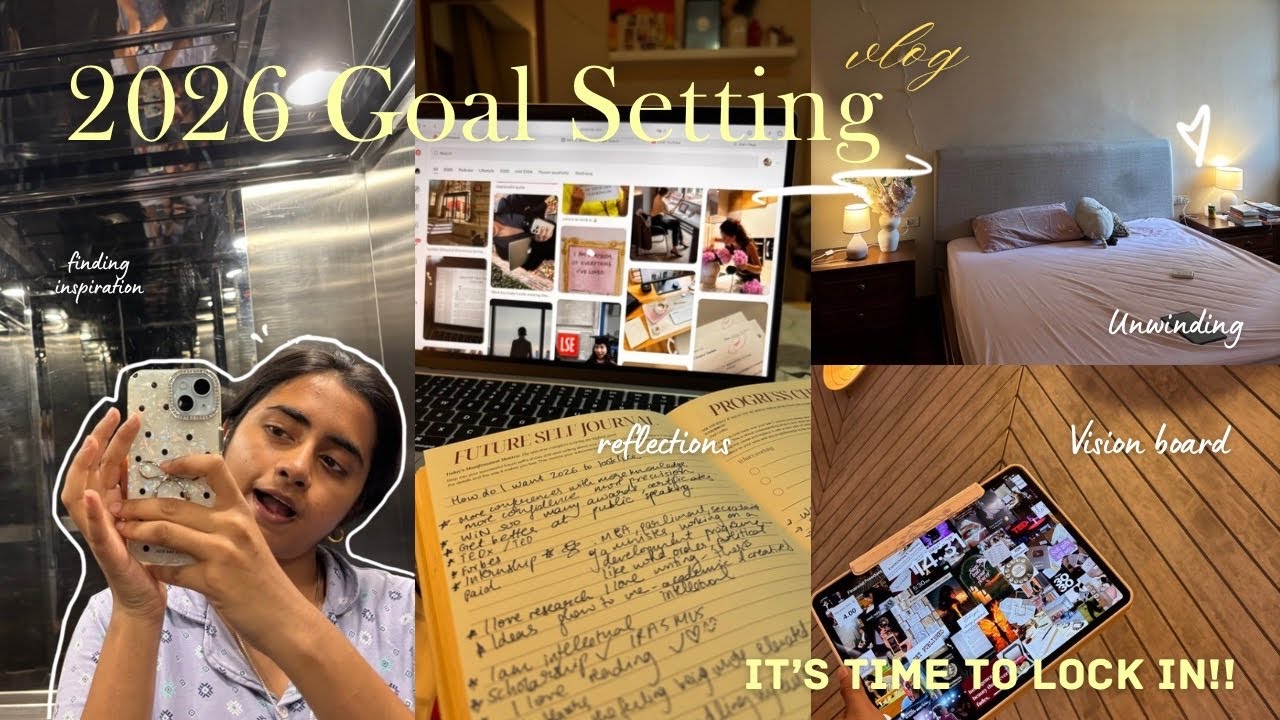 2026 goal setting: reflections, vision board, reset 