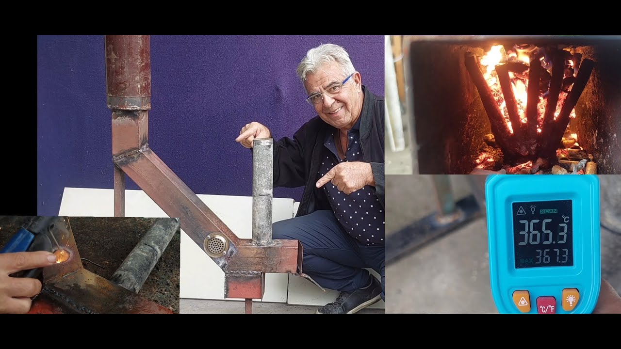 Σόμπα πέλετ από τον Γιάννη κατασκευή