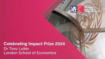 New global targets strengthen climate resilience |ESRC Celebrating Impact Prize
