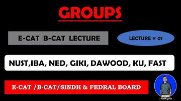 GROUPS  [ COMPOSITION TABLE ] | LECTURE # 01 | |E-CAT MATHS| |B-CAT MATHS|