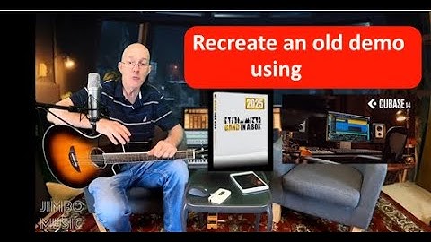 2025 - 002 Using Band In A Box 2025 and Cubase Pro 14 to re record an old demo