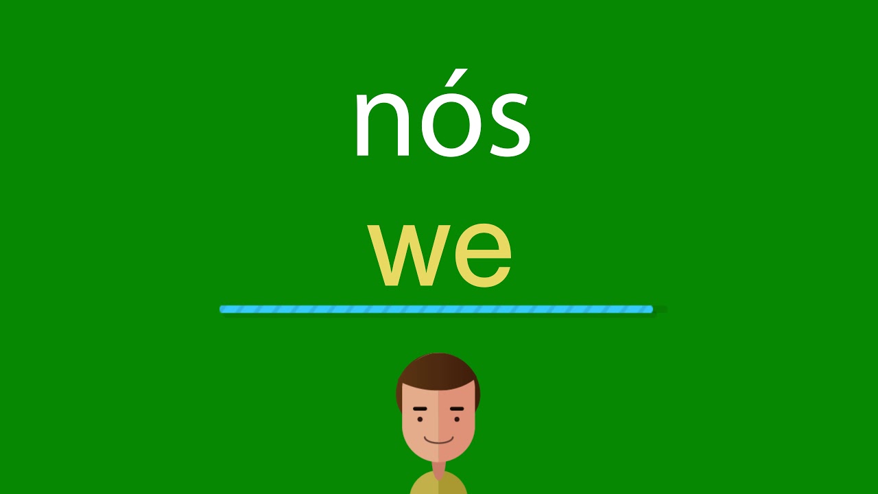 Como dizer nós em inglês - YouTube