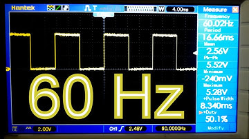 Part 4: 60Hz Square Wave generator with 50 percent duty cycle