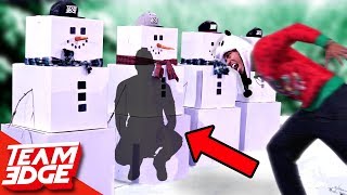 Tackle The Person In The Snowman!!