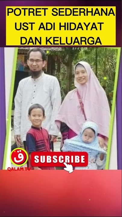 subhanallah potret ustadz Adi Hidayat bersama keluarga #shorts #uah