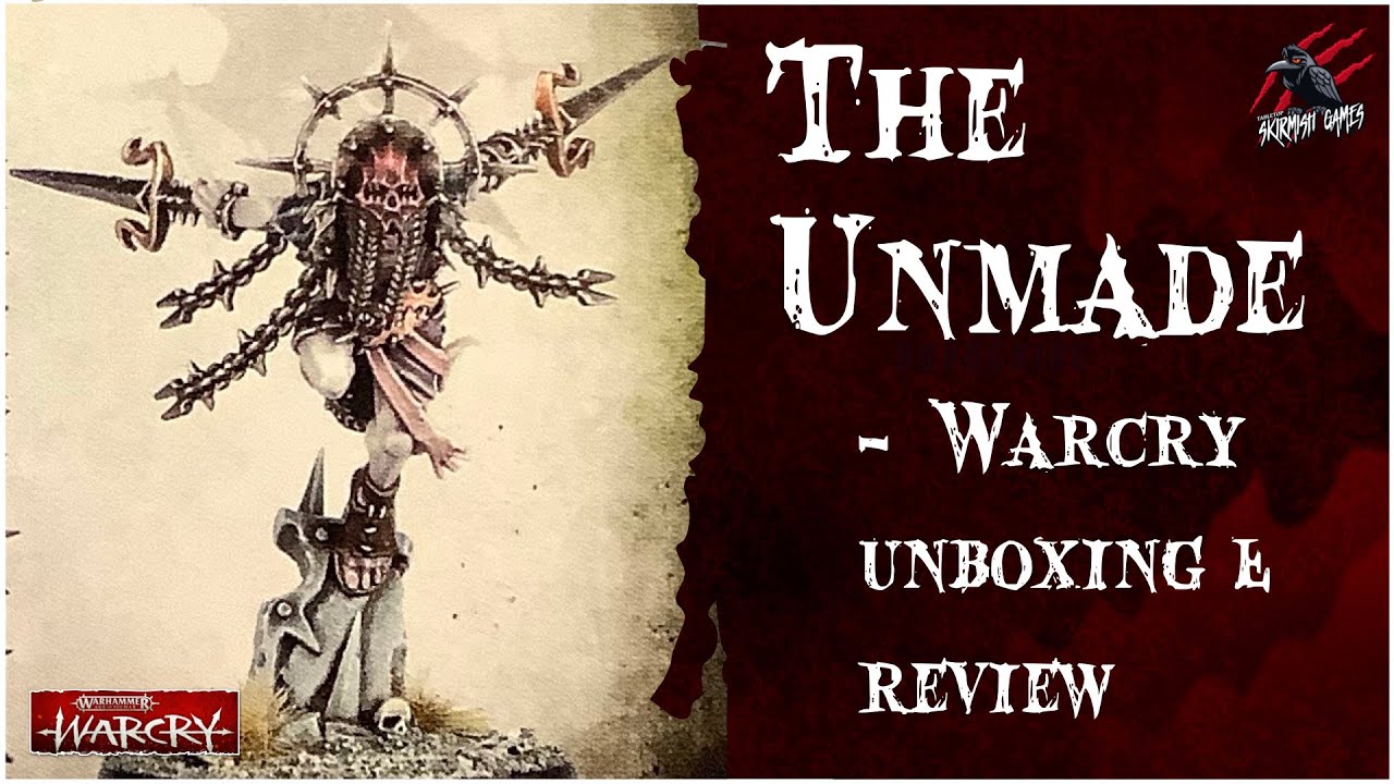 WARCRY THE UNMADE UNBOXING REVIEW - The Warcry Warband For You