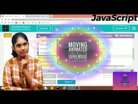 Coding Combat Class 6 :. Moving Animated Objects Using The Mouse Cursor