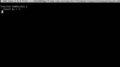 Laravel Tinker edit mode