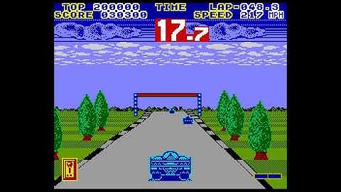 WEC Le Mans (ZX Spectrum with ZX ULAX) Improved demo