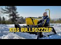 детский бульдозер скорпион. children's bulldozer scorpion.