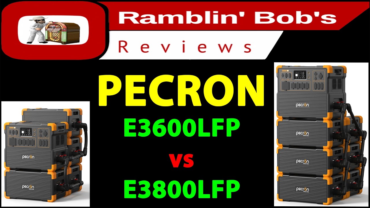 PECRON E3600LFP vs E3800LFP - 5% off with promo code 