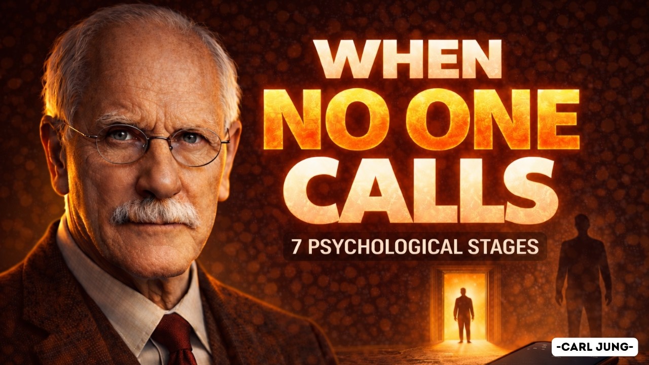 When No One Calls: 7 Psychological Stages of Solitude (Carl Jung)