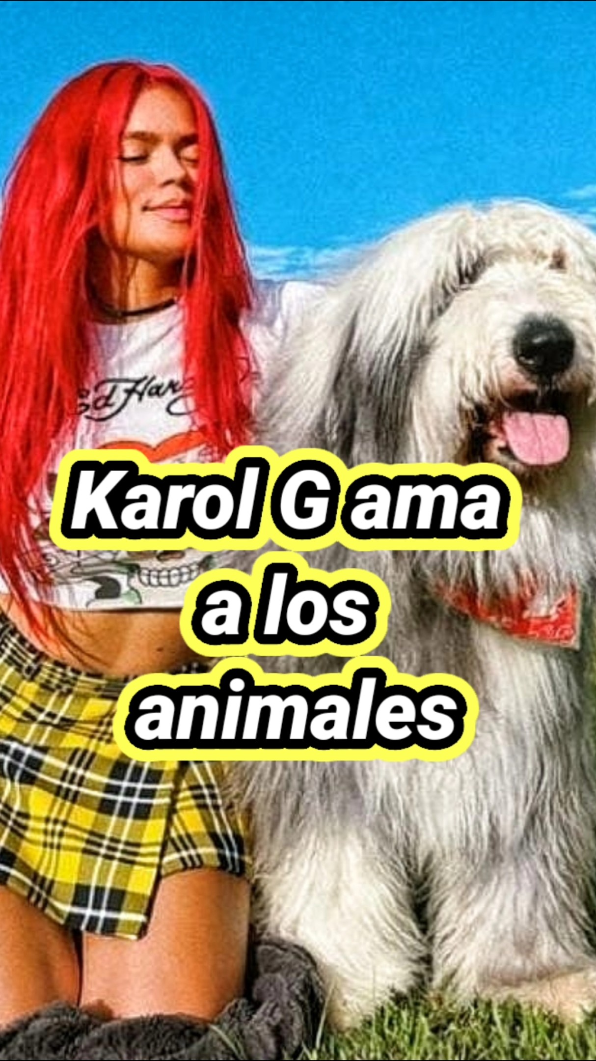 Karol G ama a los animales. #karolg